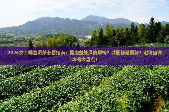 女士喝普洱茶有什么好处