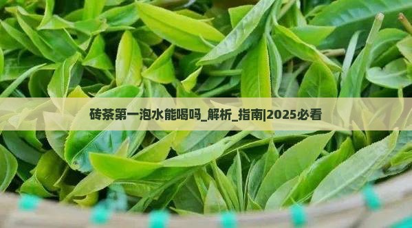 砖茶第一泡水能喝吗