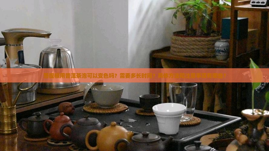 菩提根用普洱茶泡