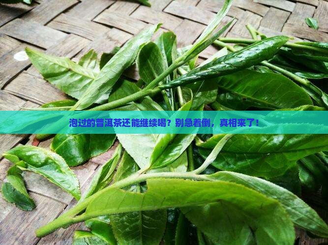 泡过的普洱茶可以喝吗