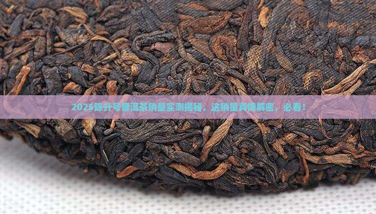 陈升号普洱茶销量 陈升号普洱茶销量