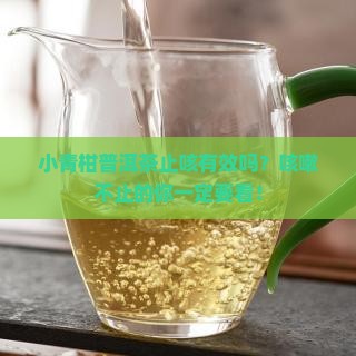 小青柑普洱茶止咳