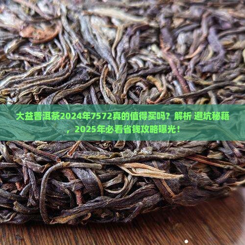 大益普洱茶2024年7572