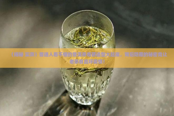 普洱茶奇葩造型