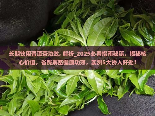 长期饮用普洱茶功效