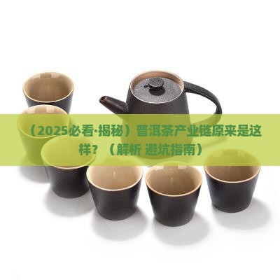 普洱茶产业链结构分析表