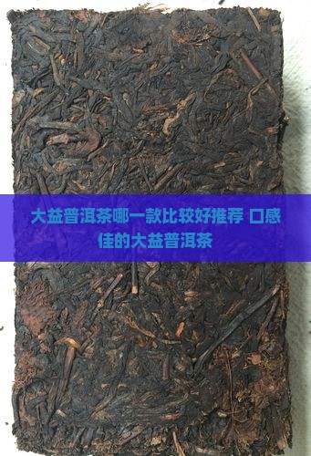 大益普洱茶哪一款比较好