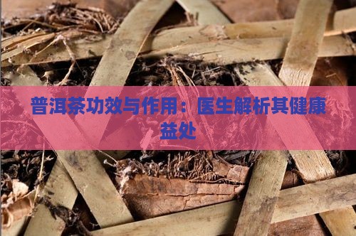 冲泡普洱茶功能与作用