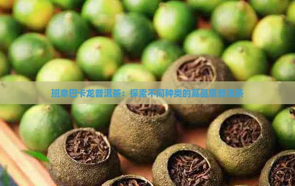 班章巴卡龙普洱茶
