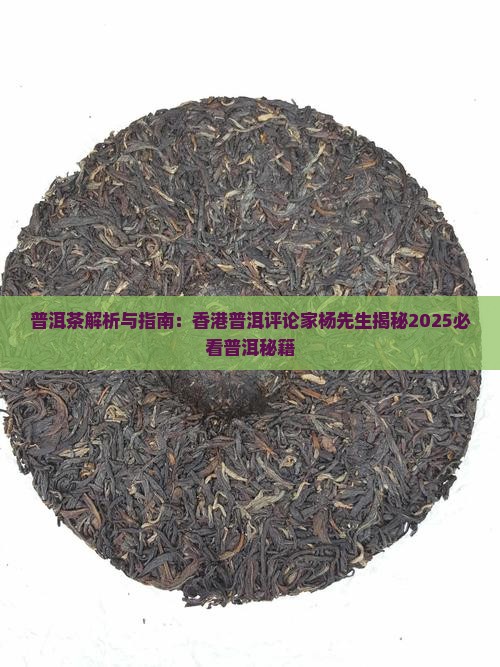 香港普洱茶评论家杨先生