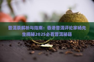 香港普洱茶评论家杨先生