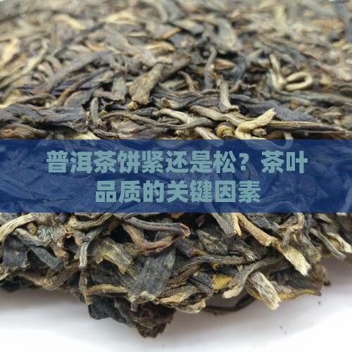 普洱茶饼紧还是松