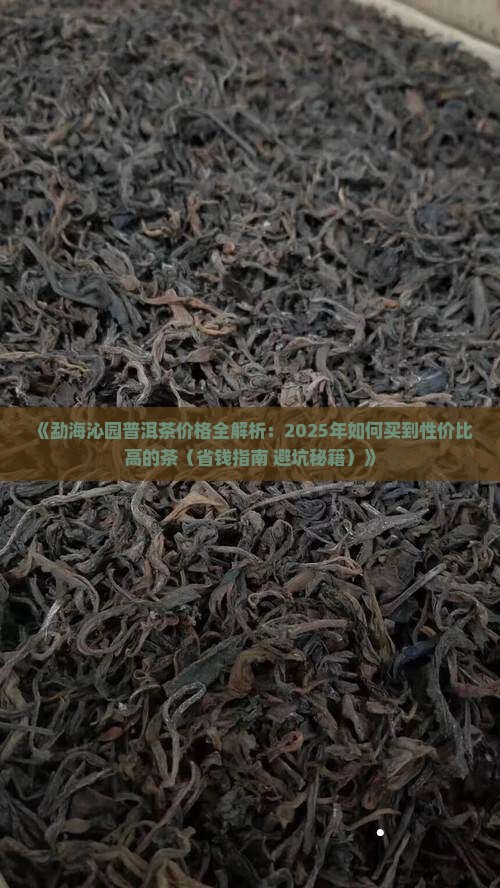 勐海沁园普洱茶价格