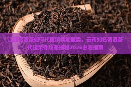 江西普洱茶如何代理