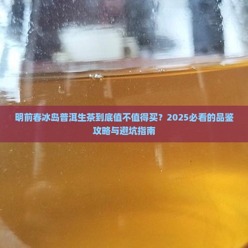 明前春冰岛普洱生茶