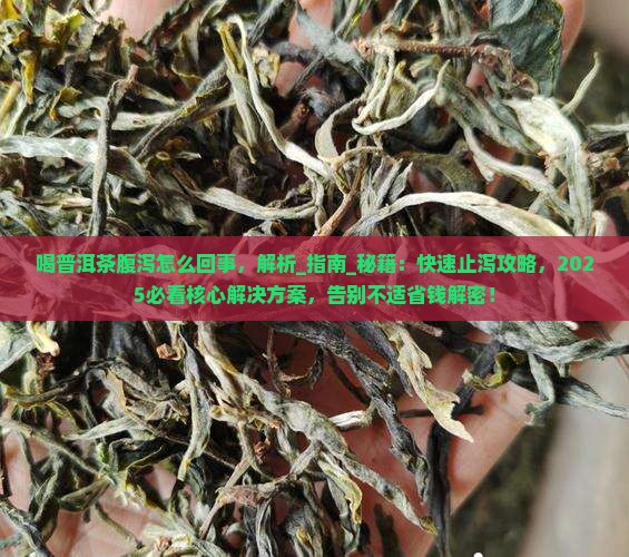 喝普洱茶腹泻怎么回事
