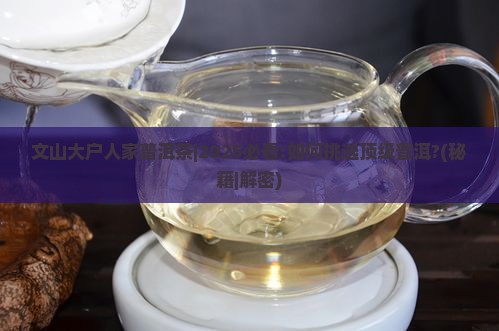 文山大户人家普洱茶