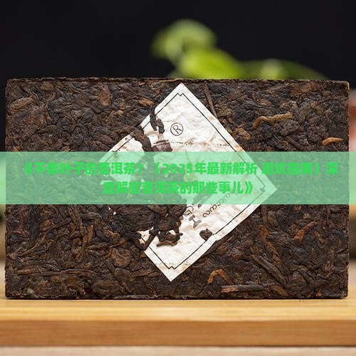 不像叶子的普洱茶