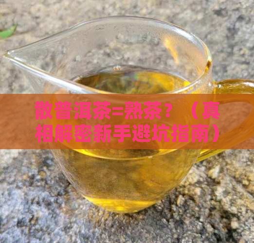 散普洱茶是熟茶
