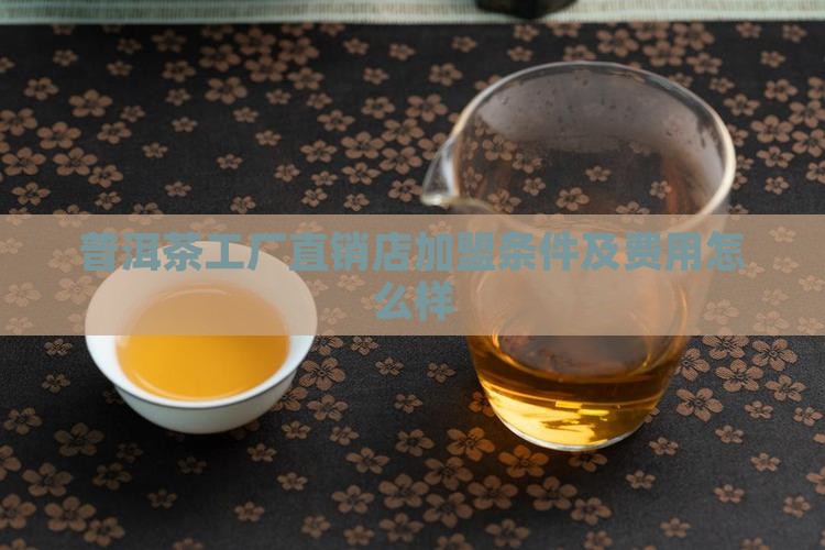 普洱茶工厂直销店加盟条件