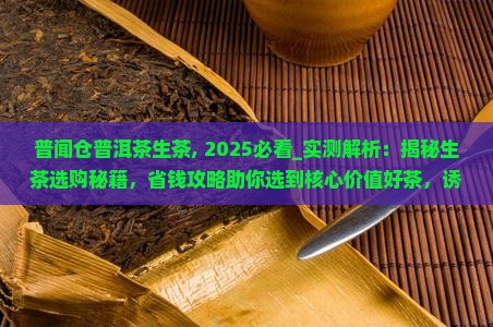 普闻仓普洱茶生茶