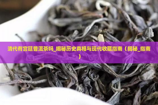 清代有宫廷普洱茶吗