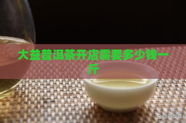 大益普洱茶开店需要多少钱