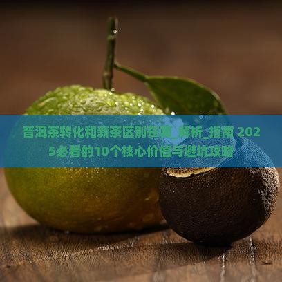 普洱茶转化和新茶区别在哪