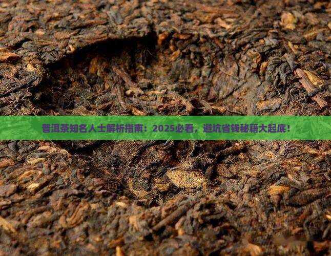 普洱茶知名人士