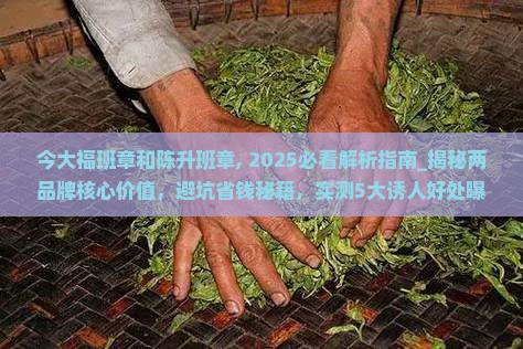 今大福班章和陈升班章