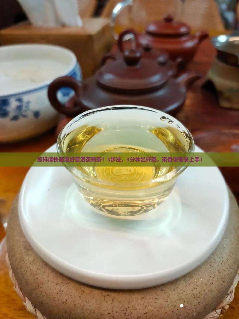 怎样能快速泡好普洱茶熟茶