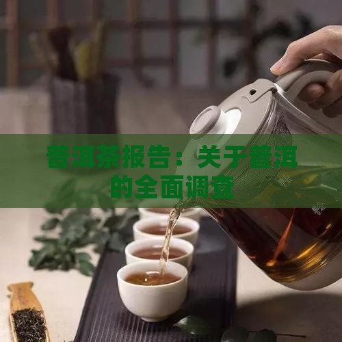 关于普洱茶的调查