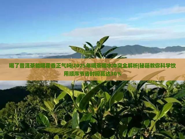 喝了普洱茶能喝霍香正气吗