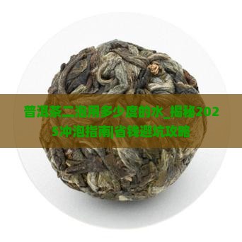 普洱茶二泡用多少度的水