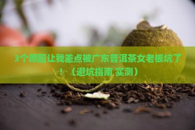 广东普洱茶女老板