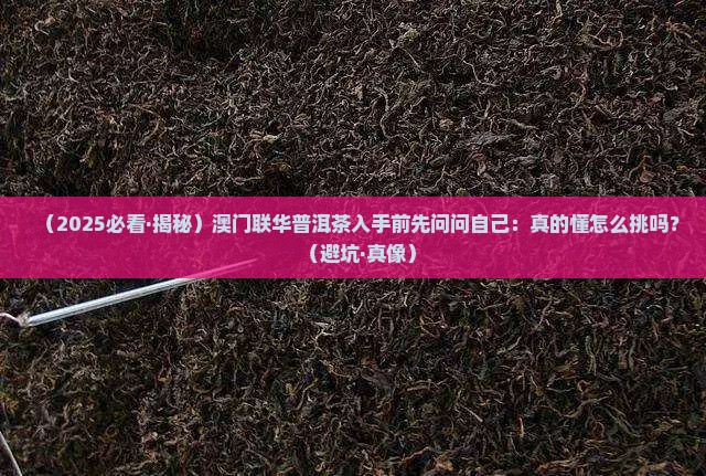 澳门联华普洱茶