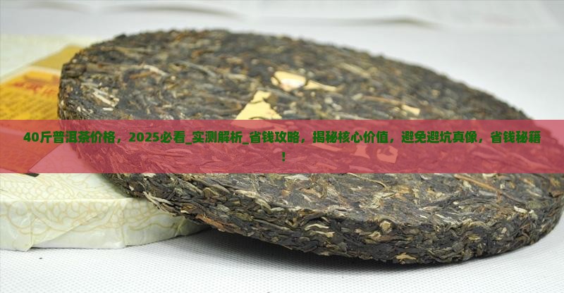 40斤普洱茶价格