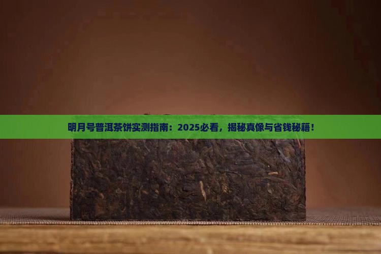 明月号普洱茶饼