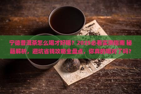宁德普洱茶怎么喝好喝点