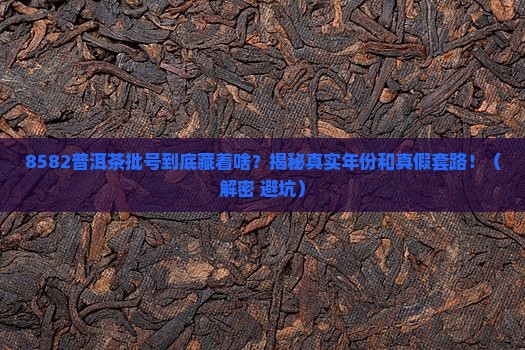 8582普洱茶批号