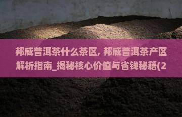 邦威普洱茶什么茶区