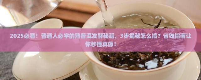 熟普洱茶是怎么发酵的