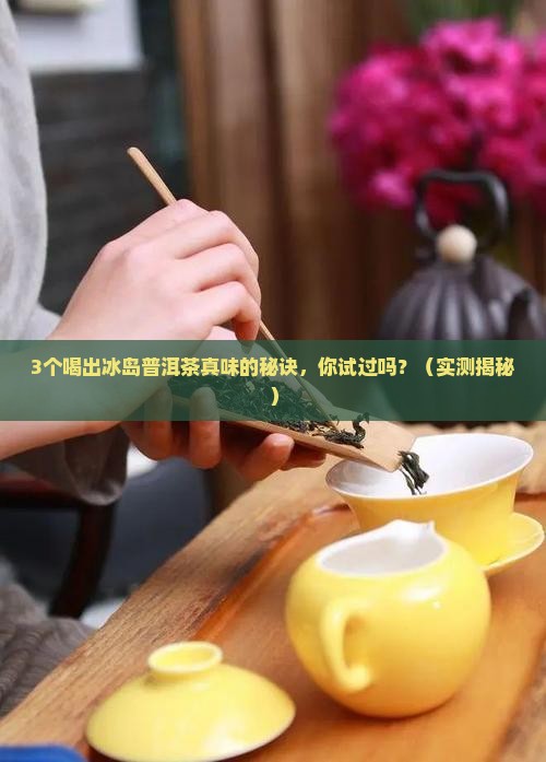 斗记冰岛普洱茶
