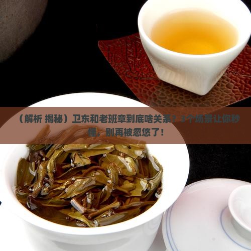 卫东与老班章关系