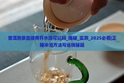 普洱熟茶直接用开水泡可以吗