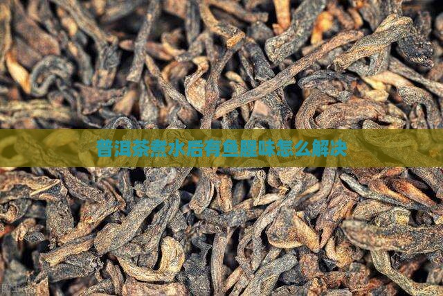普洱茶煮水后有股鱼腥味儿