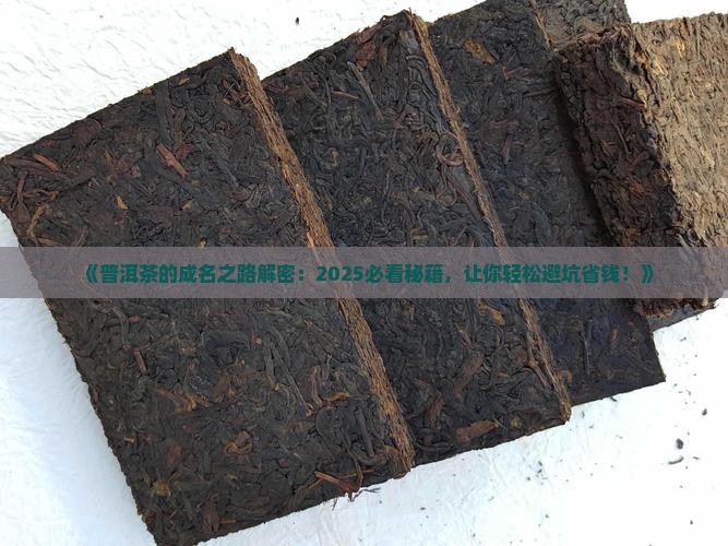 普洱茶的成名之路