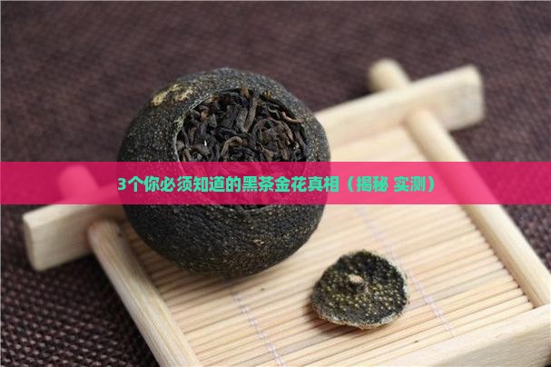 黑茶金花是什么东西