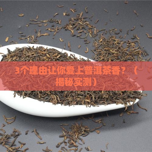 普洱茶香有独特的特点是什么
