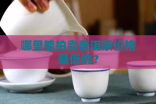 哪里能拍卖普洱茶价格最低